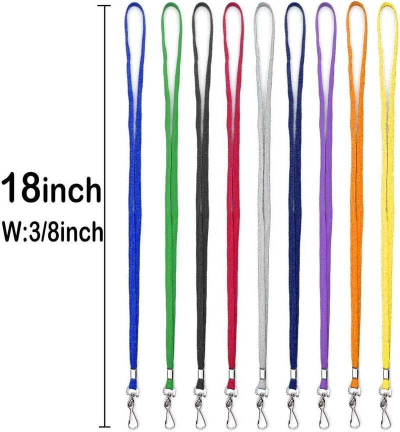 Bird Fiy Bulk Lanyard 32" Flat Lanyards with Swivel Hook Attachment Lanyards with Clip (Light Lavender) - Image 2